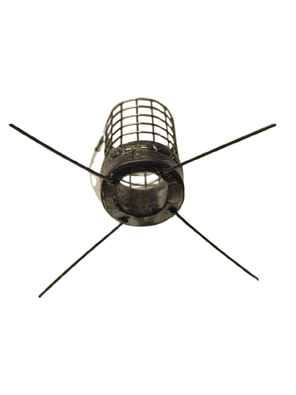 Futterkorb, RIngkorb in Edelstahl mit Kralle – Robust & Rostfrei