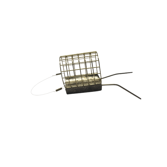 Futterkorb, Blockkorb in Edelstahl mit Kralle