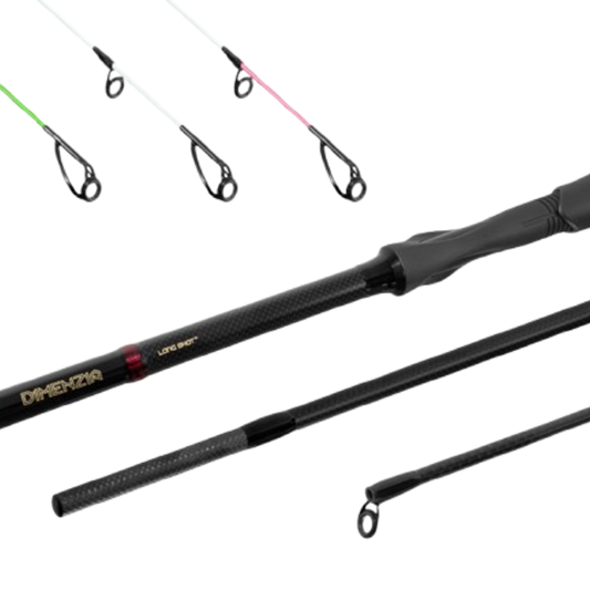 Delphin DIMENZIA LS+ Feeder-Rute,  verschiedene Längen & Wurfgewichte