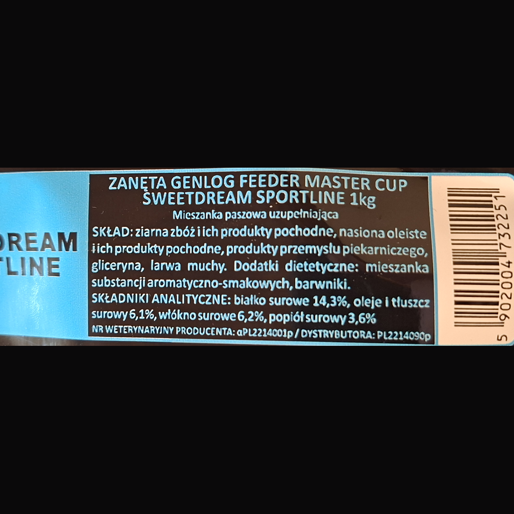 GENLOG Feeder Master CUP Sportline SWEET DREAM Fertigfutter 1000 g
