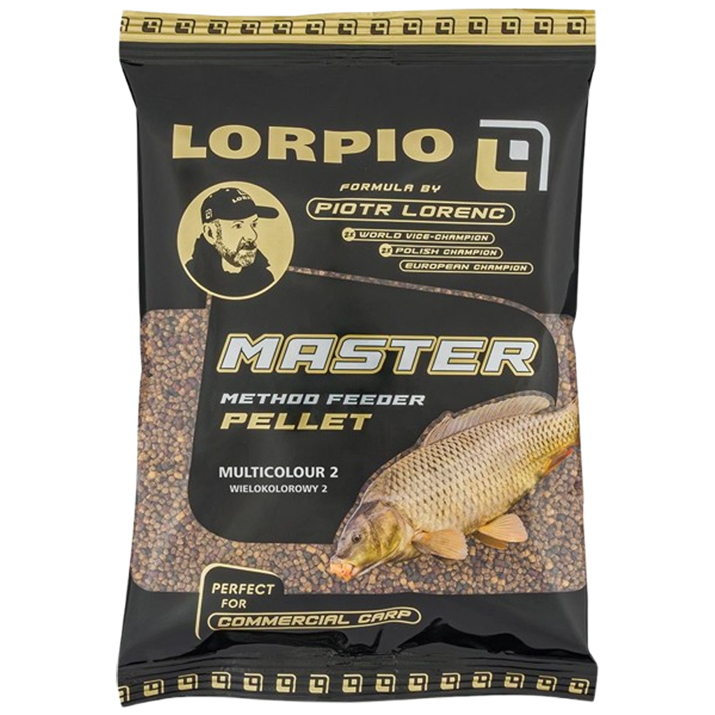 Lorpio - MASTER METHOD FEEDER PELLET MULTICOLOR Pellets 2mm  – 700 g