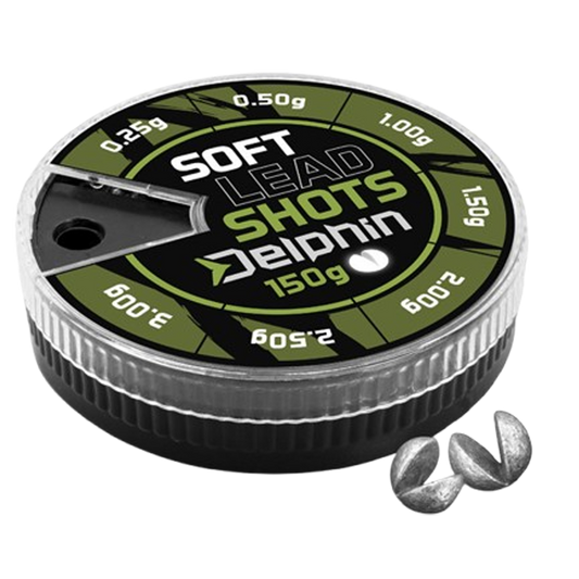 Delphin SOFT Schrotbleie / Klemmblei  Sortiment 150gr.