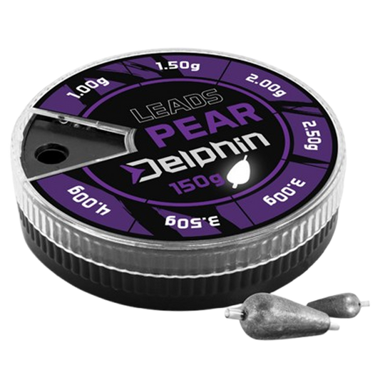 Delphin Tropfenblei Sortiment – Innendurchlauf-Bleie 150gr.